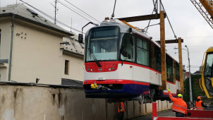 Staronová tramvaj doplnila vozový park DPMO
