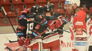 Hokejisté HC Olomouc prohráli s Pardubicemi