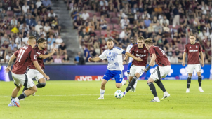 Fotbalisté SK Sigma padli na Spartě, měli dva vyloučené