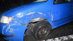 U Loštic boural opilý řidič, naštěstí nikoho nezranil