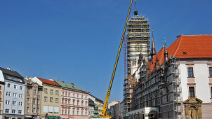 Rekonstrukce olomoucké radnice finišuje
