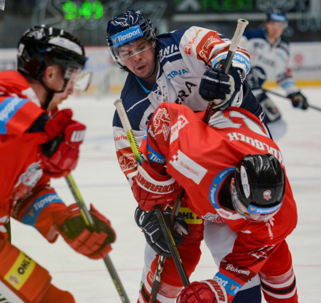 Hokejisté HC Olomouc doma prohráli s Kometou