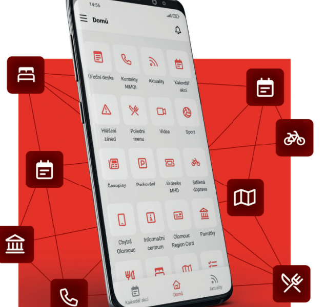 Moje Olomouc: Město aktualizovalo oficiální aplikaci