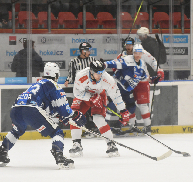 Hokejisté HC Olomouc prohráli v Hradci