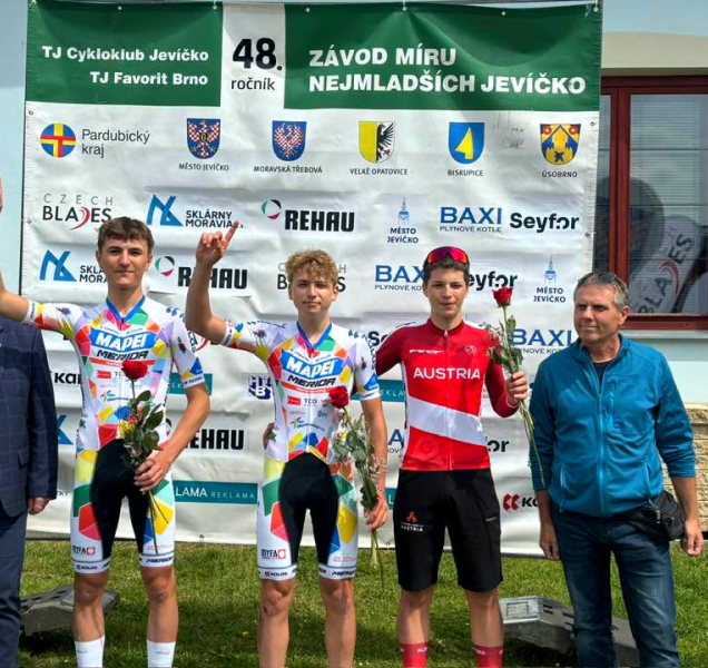 Kadeti Mapei Merida Kaňkovský vyjeli medaile