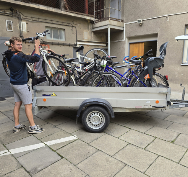 Přerovská kola místo do šrotu míří do Afriky