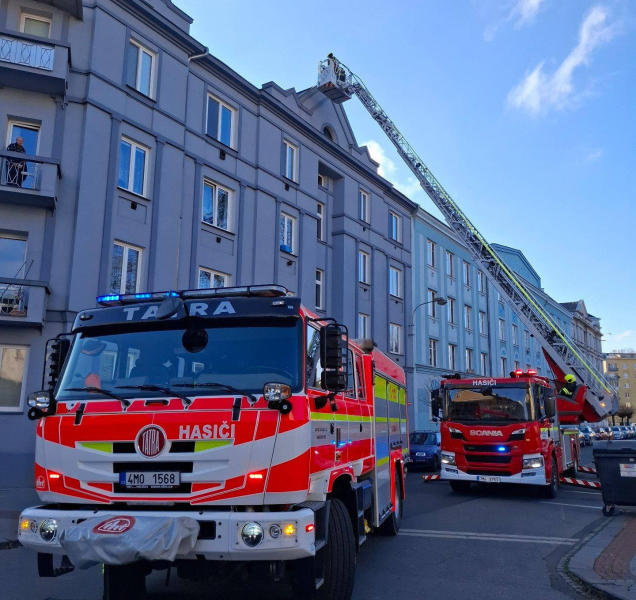 Silný vichr si vynutil třiatřicet výjezdů hasičů