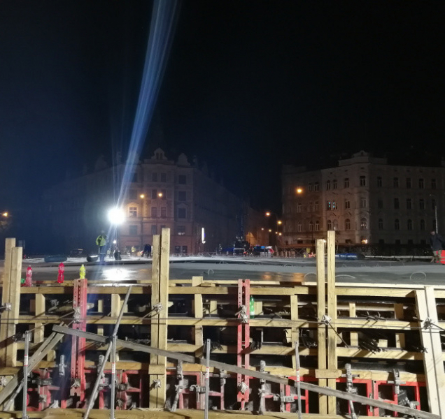 Betonáž mostu v Komenského úspěšně dokončena