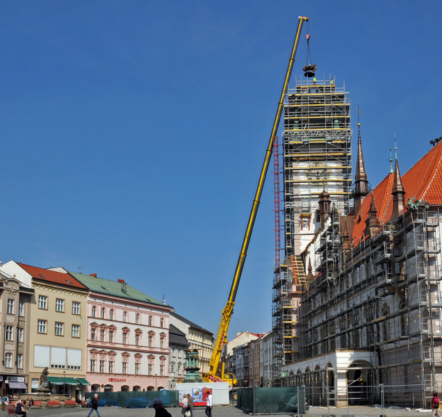Rekonstrukce olomoucké radnice finišuje