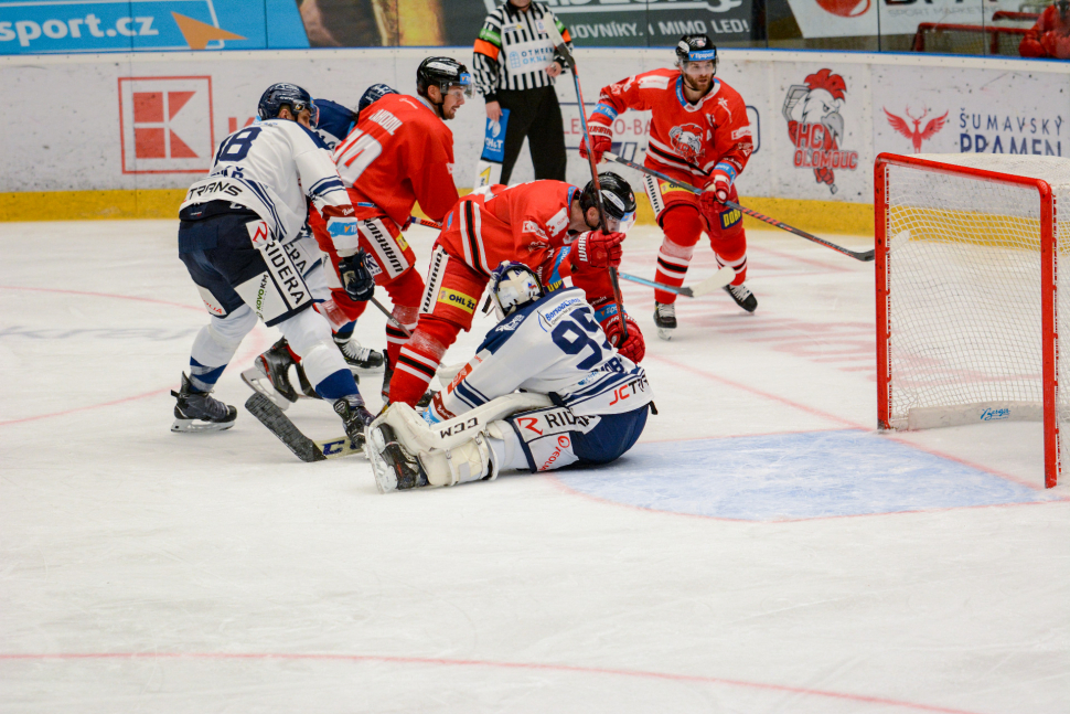 Hokejisté HC Olomouc Mladou Boleslav nezvládli