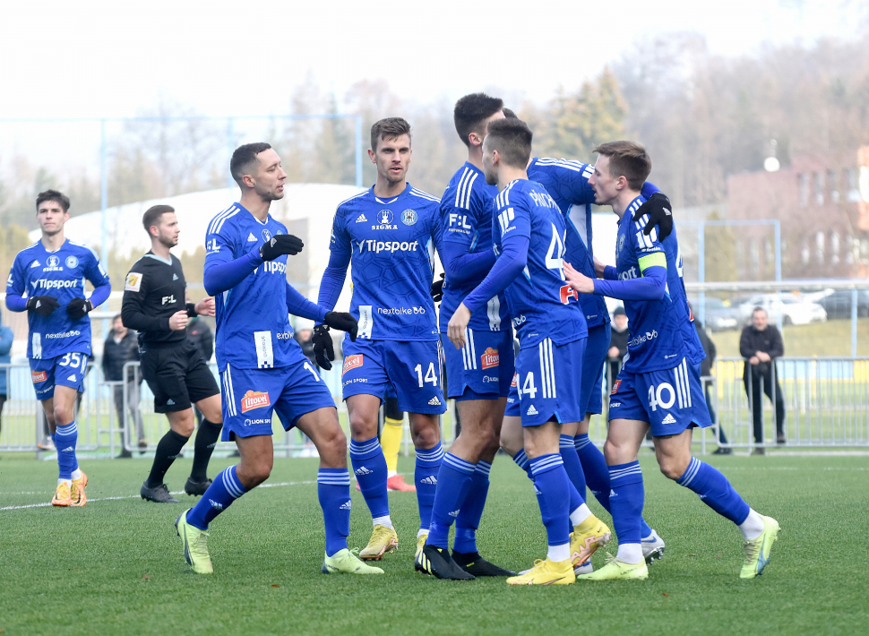 Fotbalisté SK Sigma remizovali ve Zlíně